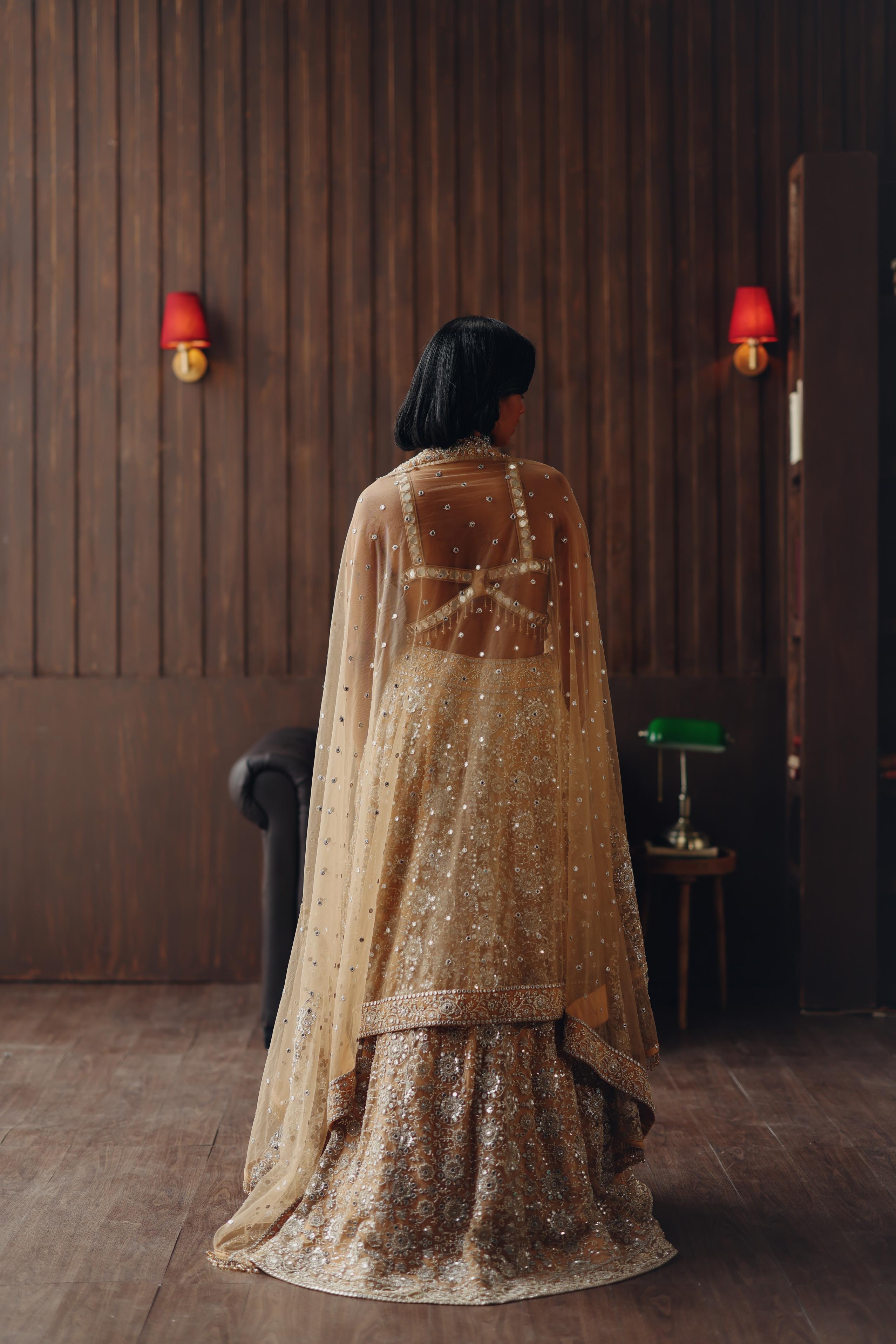 Golden Mirage Lehenga