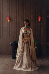 Golden Mirage Lehenga