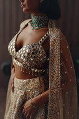 Golden Mirage Lehenga