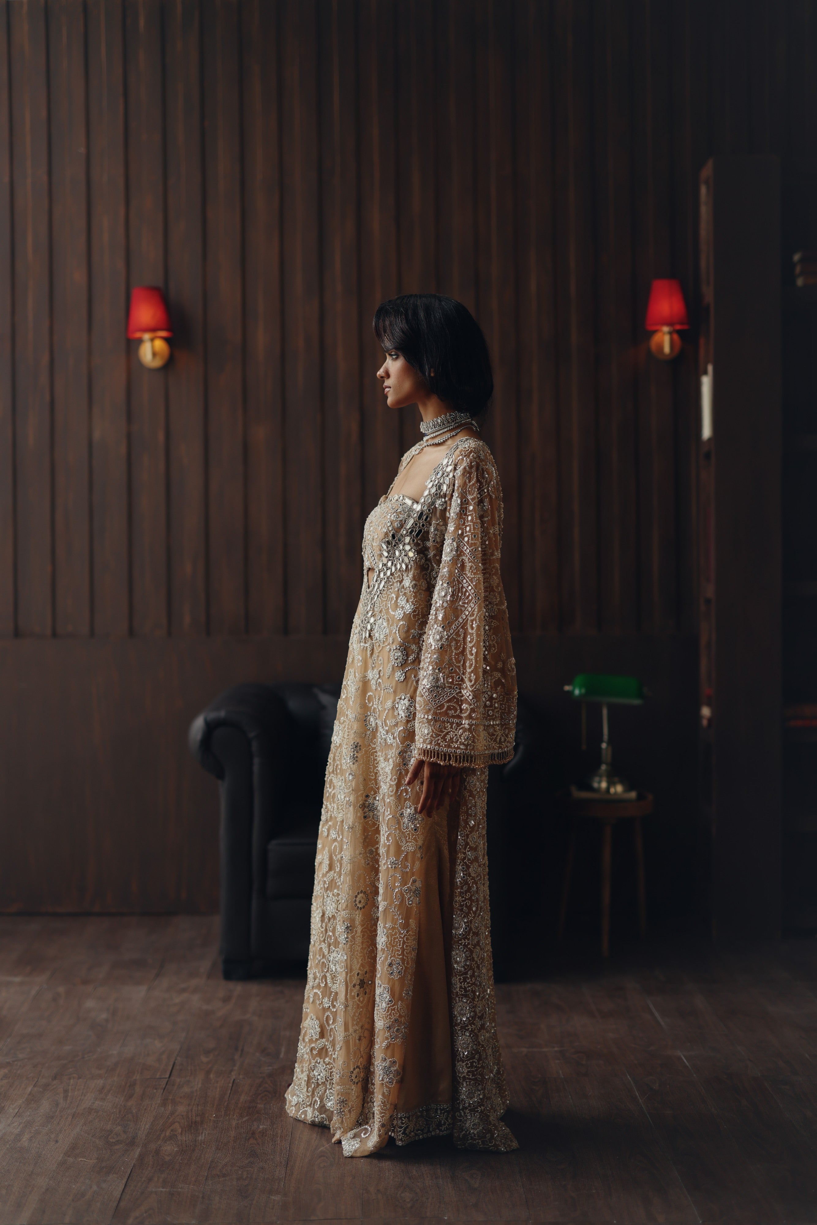 V Neck Kaftan