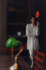 Ivory Threadwork Kurta