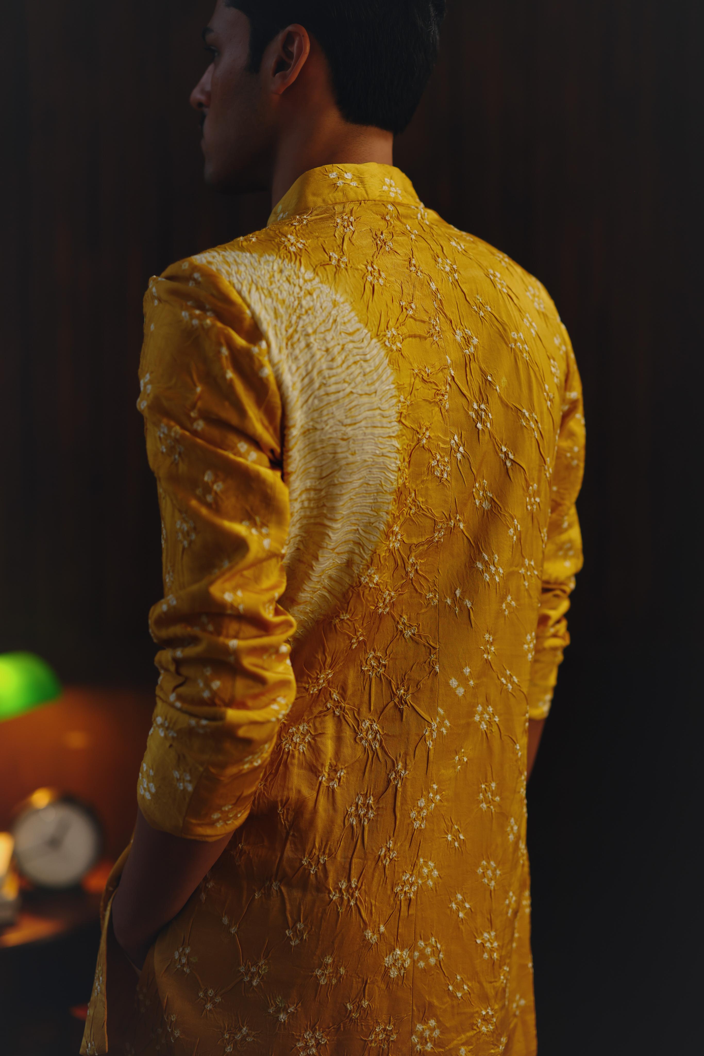 Shibori Bandhani Kurta Shirt