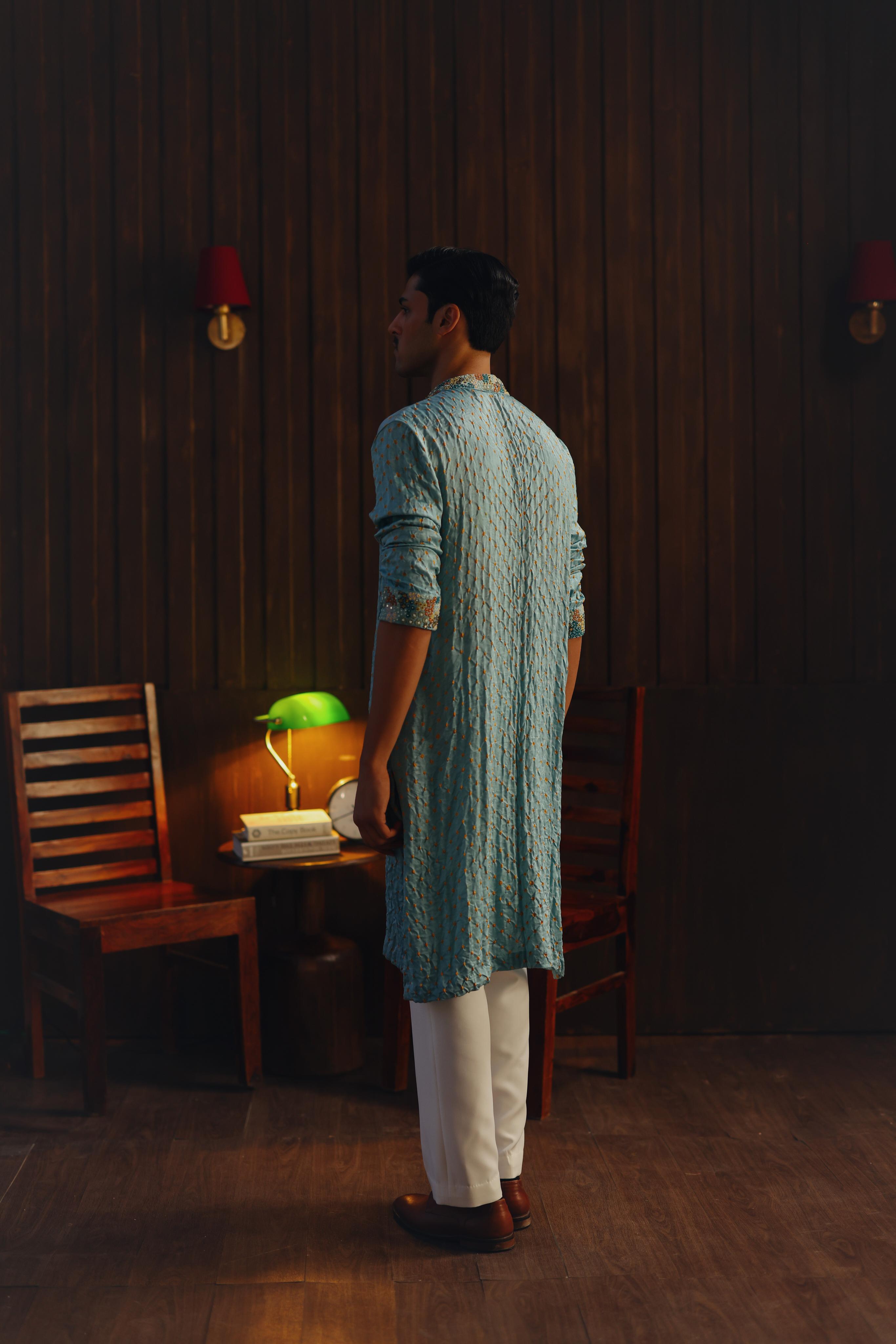 Embellished Bandhani Kurta