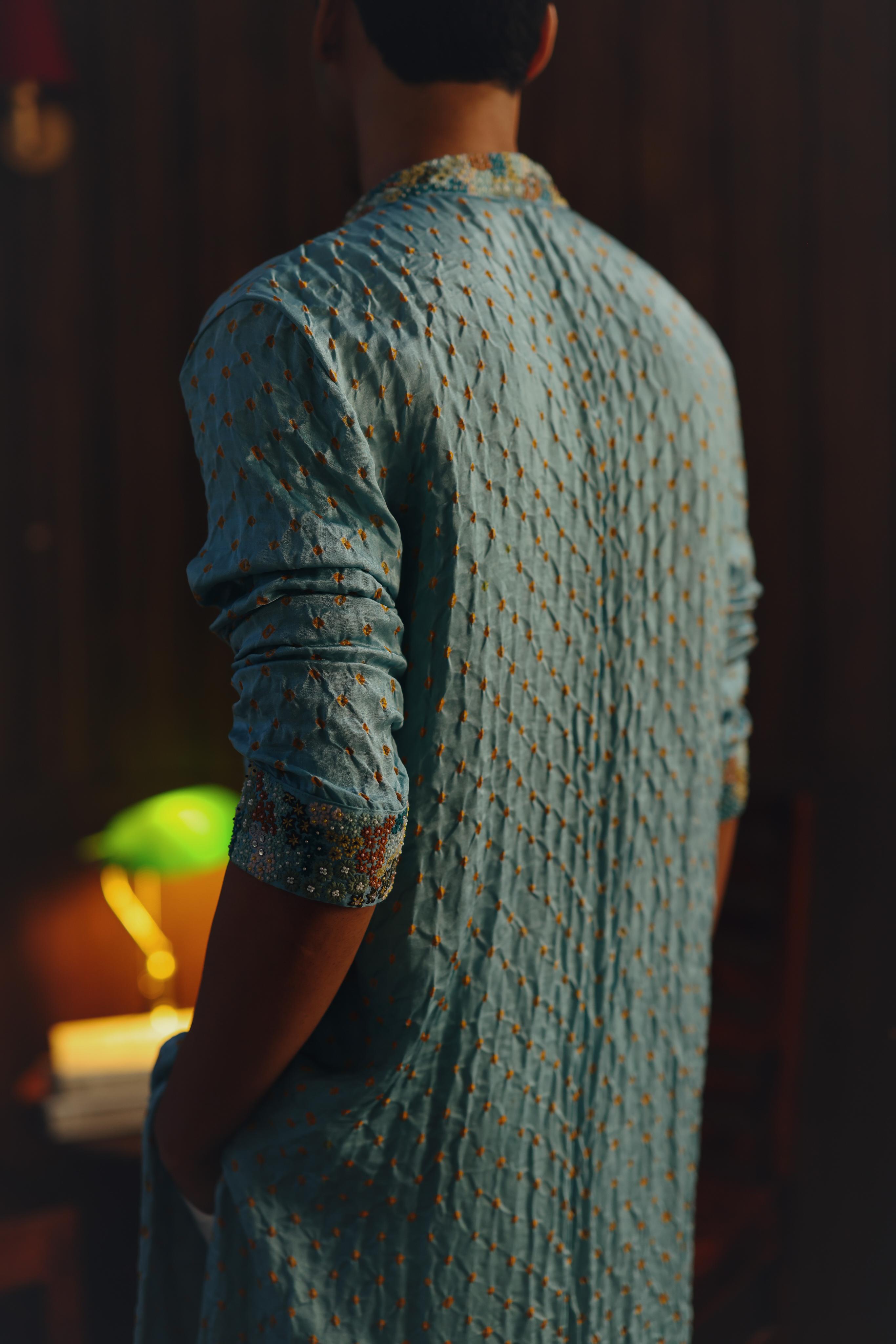 Embellished Bandhani Kurta