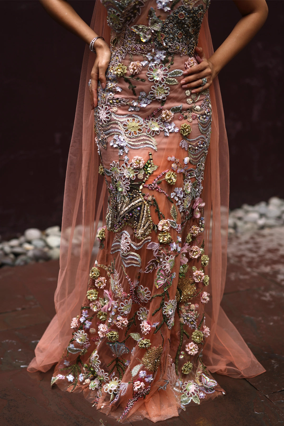 Gardenia Draped Dress