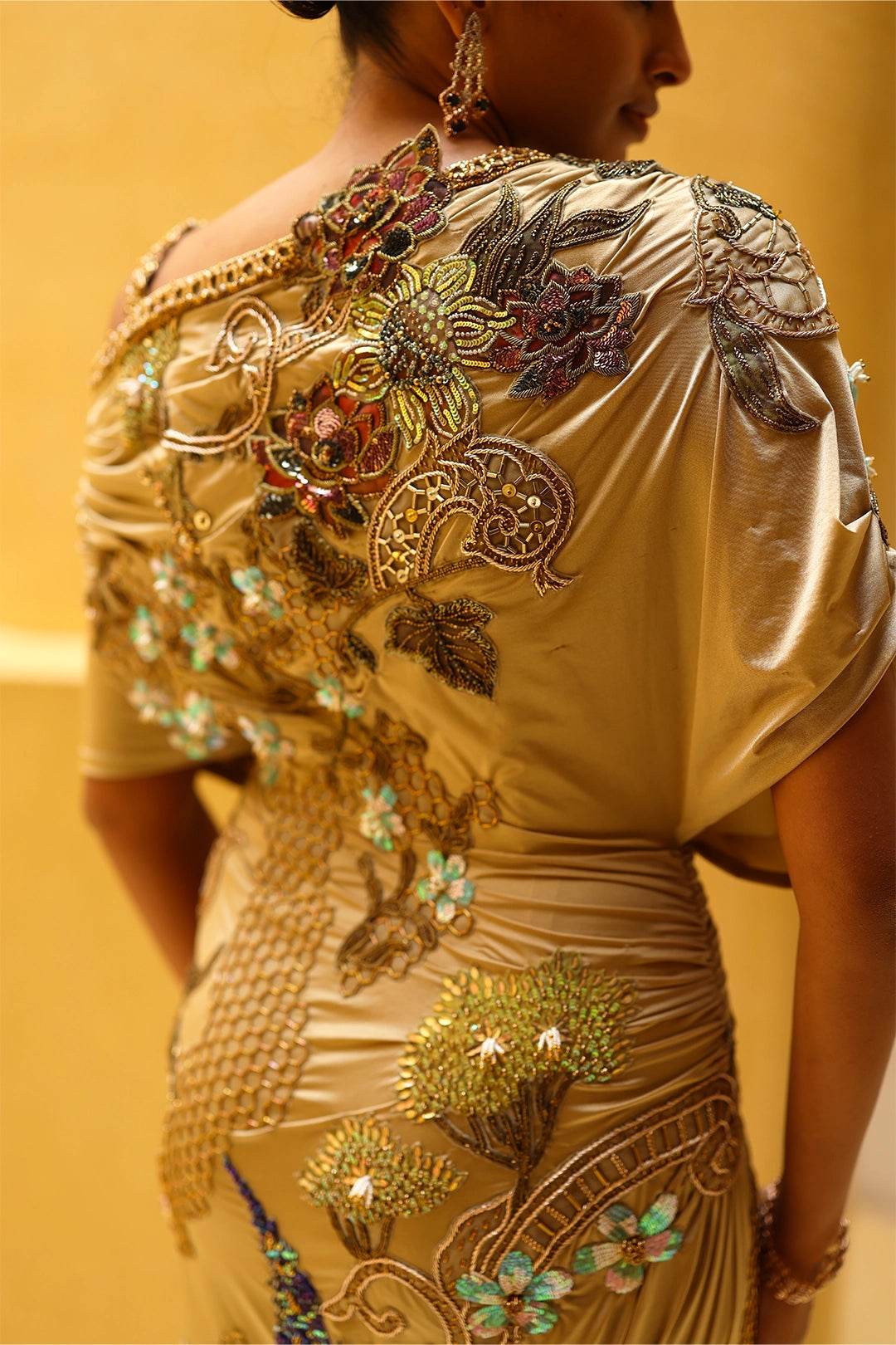 Amani Draped Kaftan Set