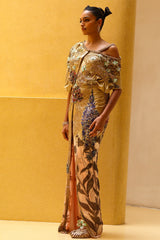 Amani Draped Kaftan Set
