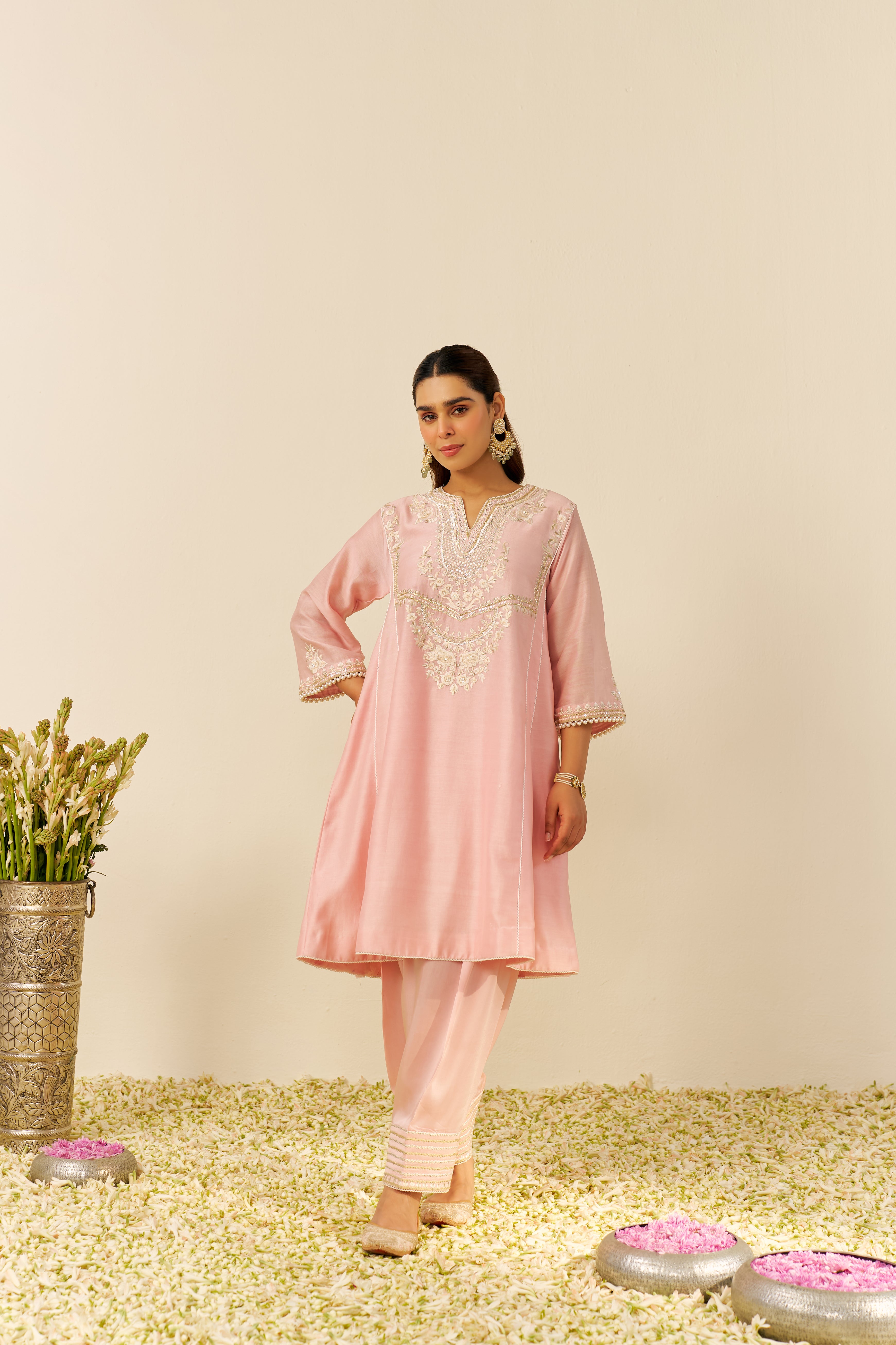 AIZA - SHORT CHAUGA WITH SALWAR