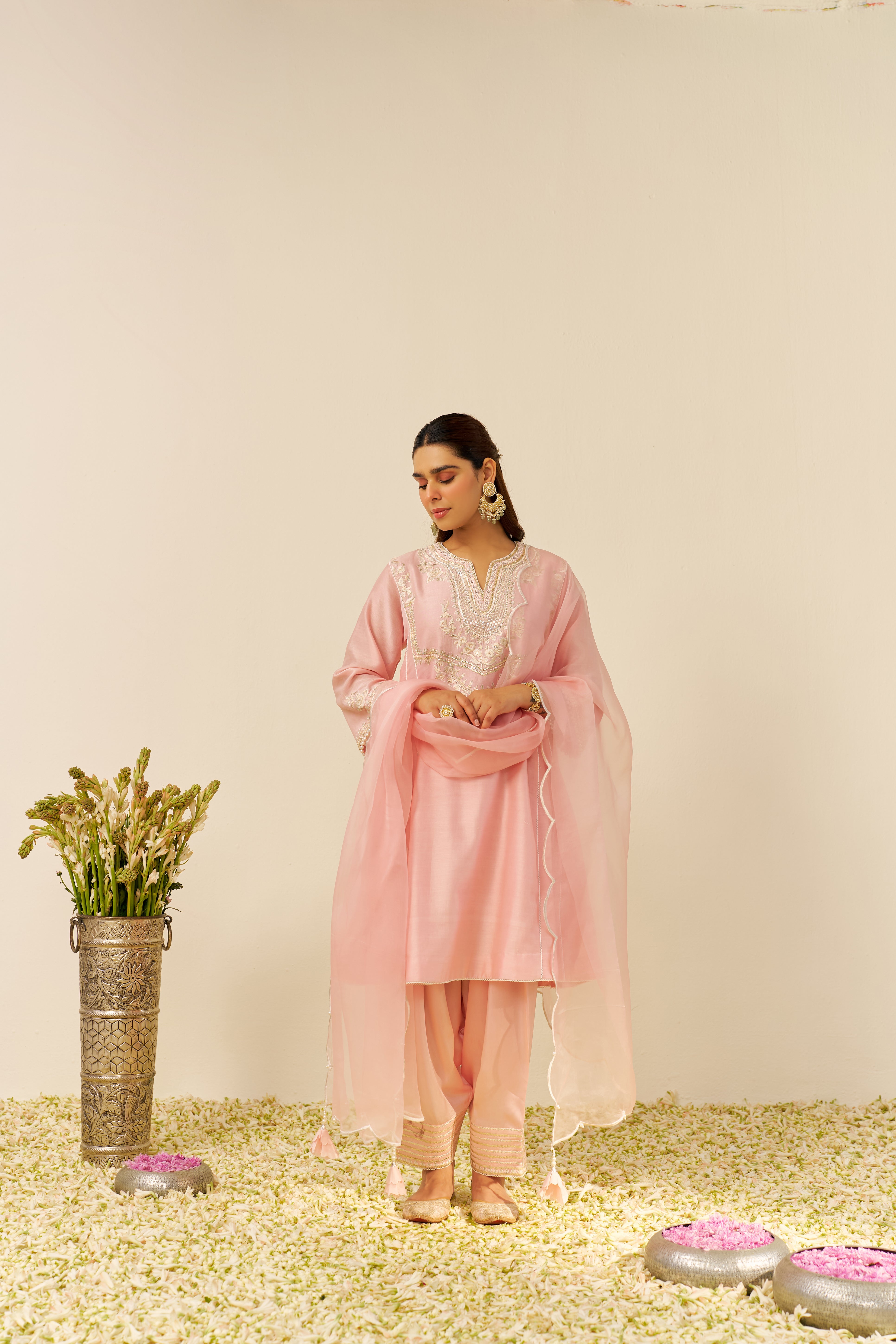AIZA - SHORT CHAUGA WITH SALWAR AND DUPATTAA4