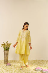 AIZA - SHORT CHAUGA WITH SALWAR AND DUPATTA