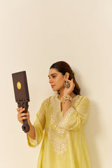 AIZA - SHORT CHAUGA WITH SALWAR AND DUPATTA