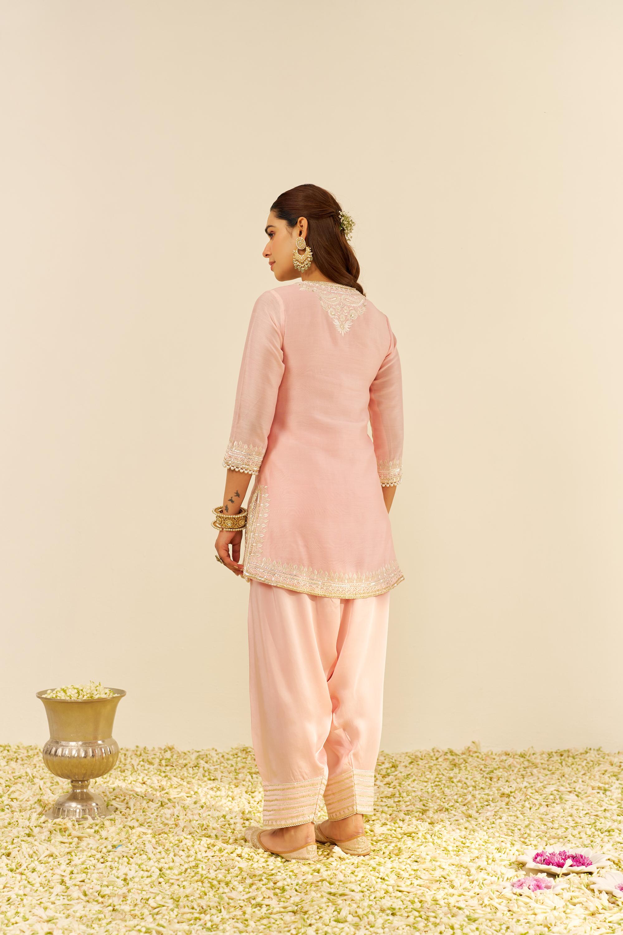 SARA - SHORT KURTA WITH SALWAR AND DUPATTA