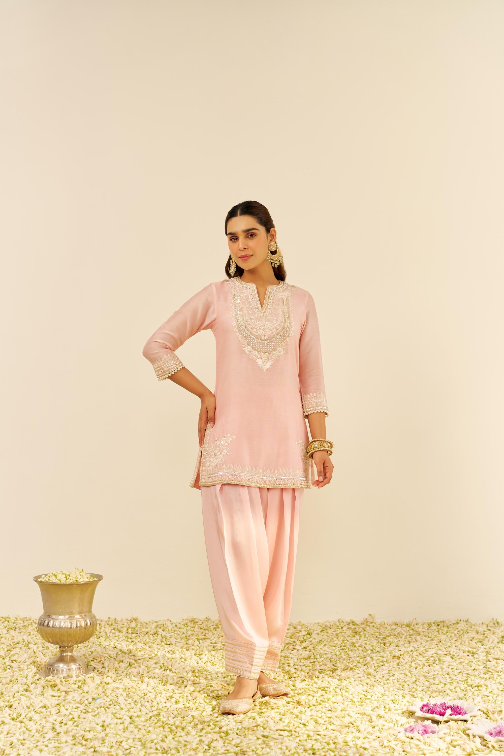SARA - SHORT KURTA WITH SALWAR
