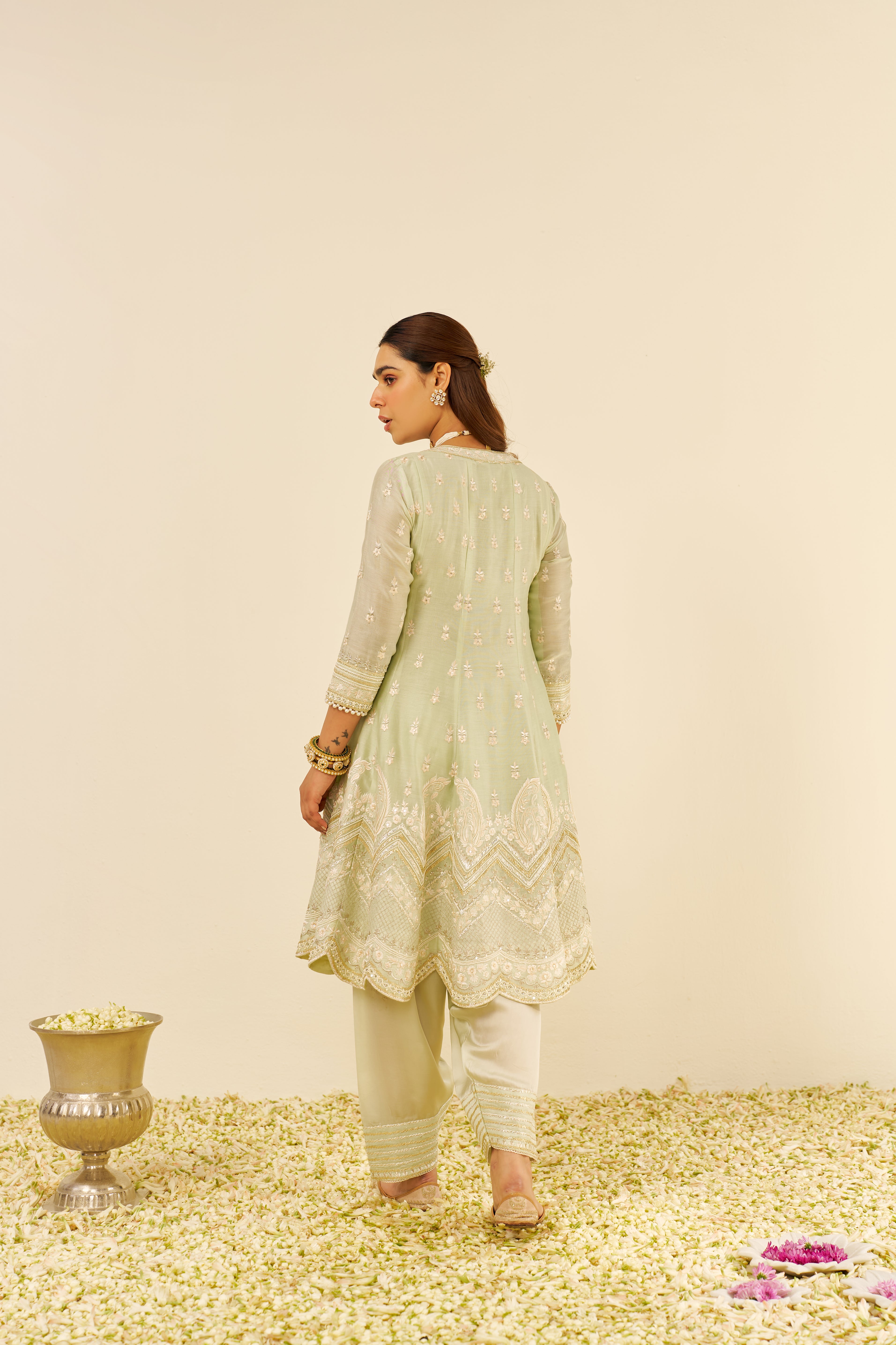 MEERAM - SHORT ANARKALI WITH SALWAR