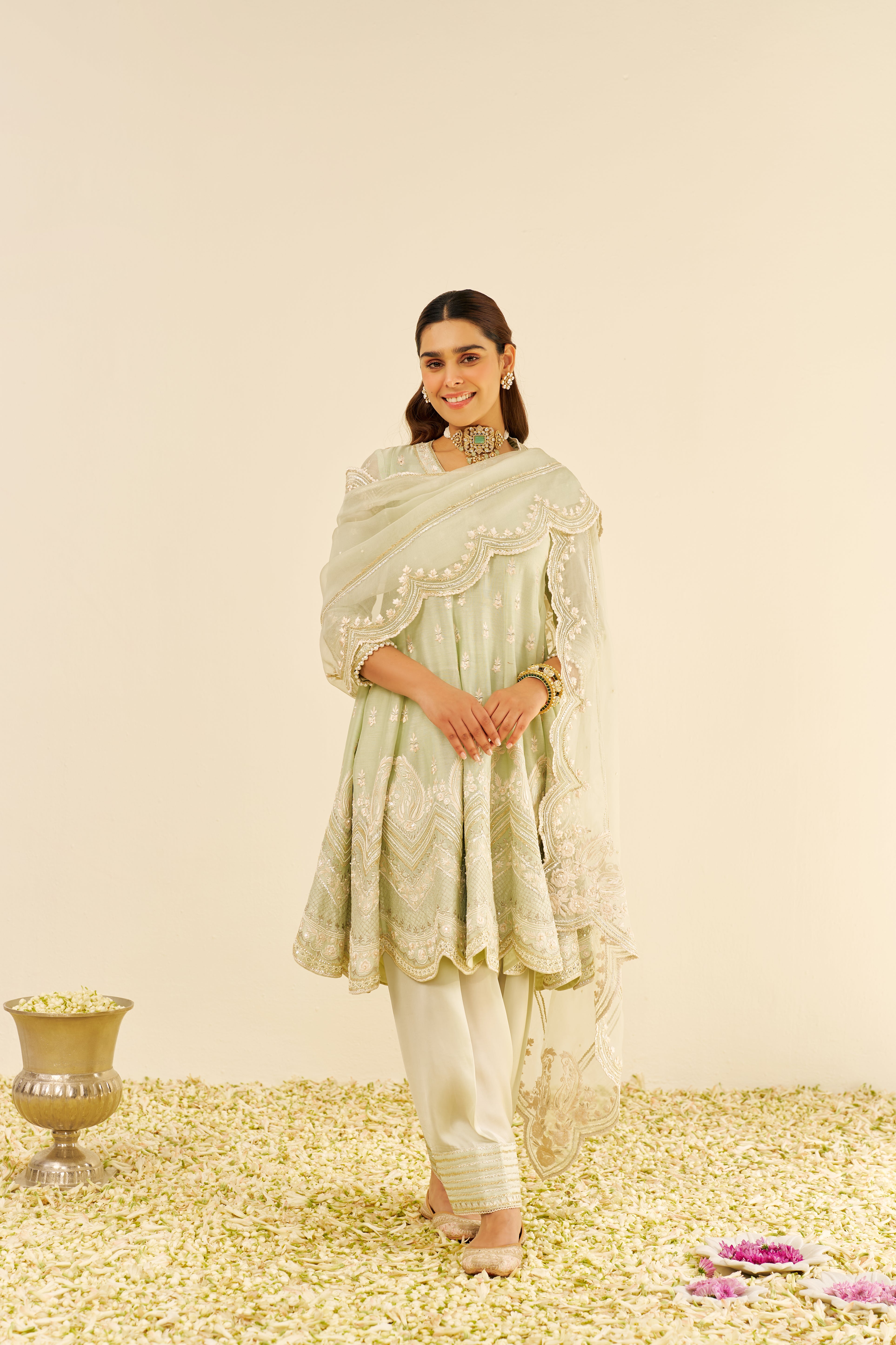 MEERAM - SHORT ANARKALI WITH SALWAR
