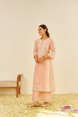 SEREEN - A-LINE KURTA WITH PALAZZO AND DUPATTA