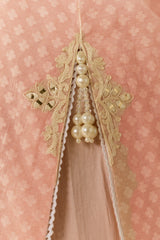 ANAISHA - CARNATION PINK SHORT KURTA WITH FARSHI SALWAR AND DUPATTA