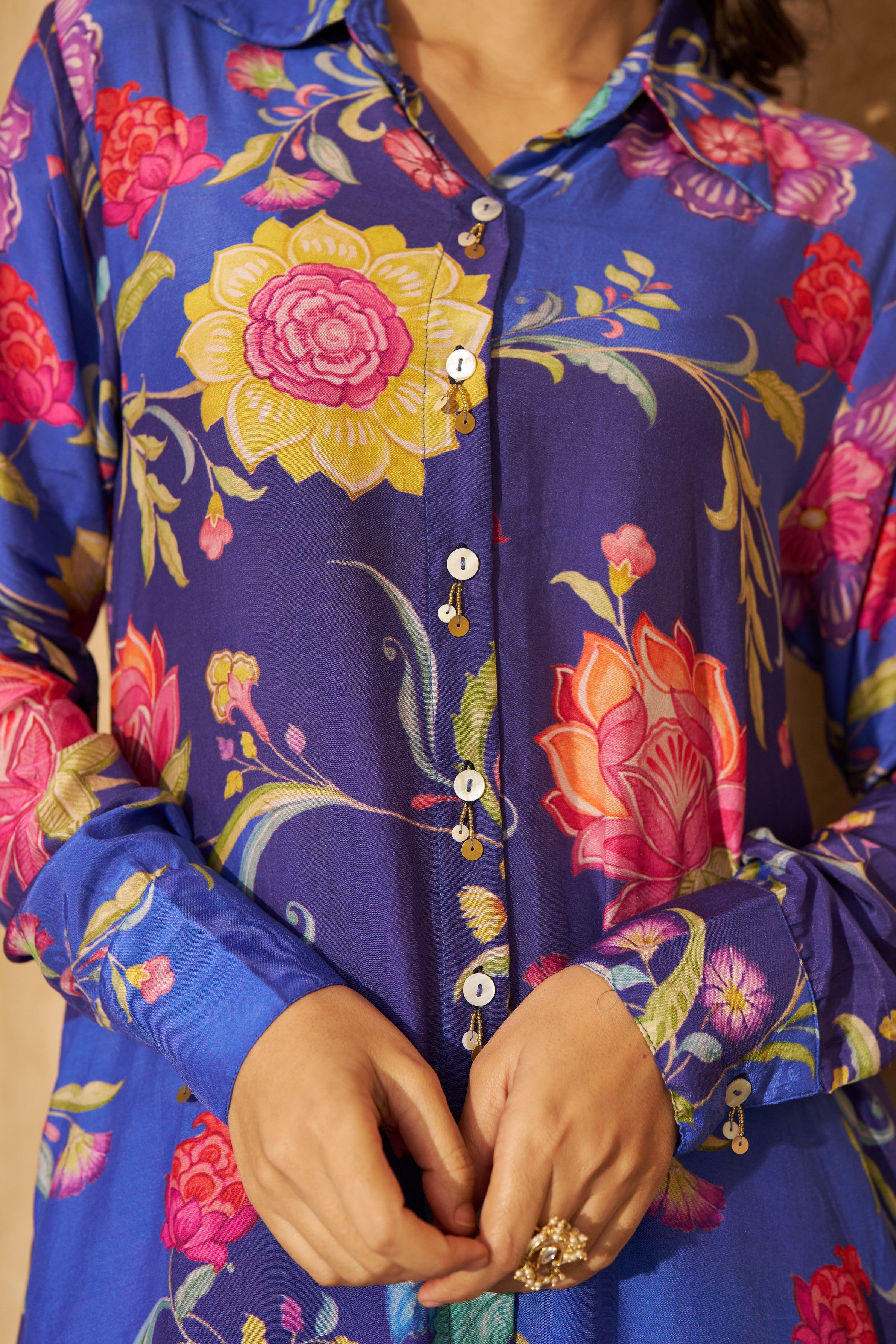 Ruya Blue Kurta
