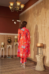 Ruya Burnt Orange Kurta Set