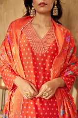Bia Burnt Orange Kurta