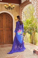 Nayaab Blue Kurta Set