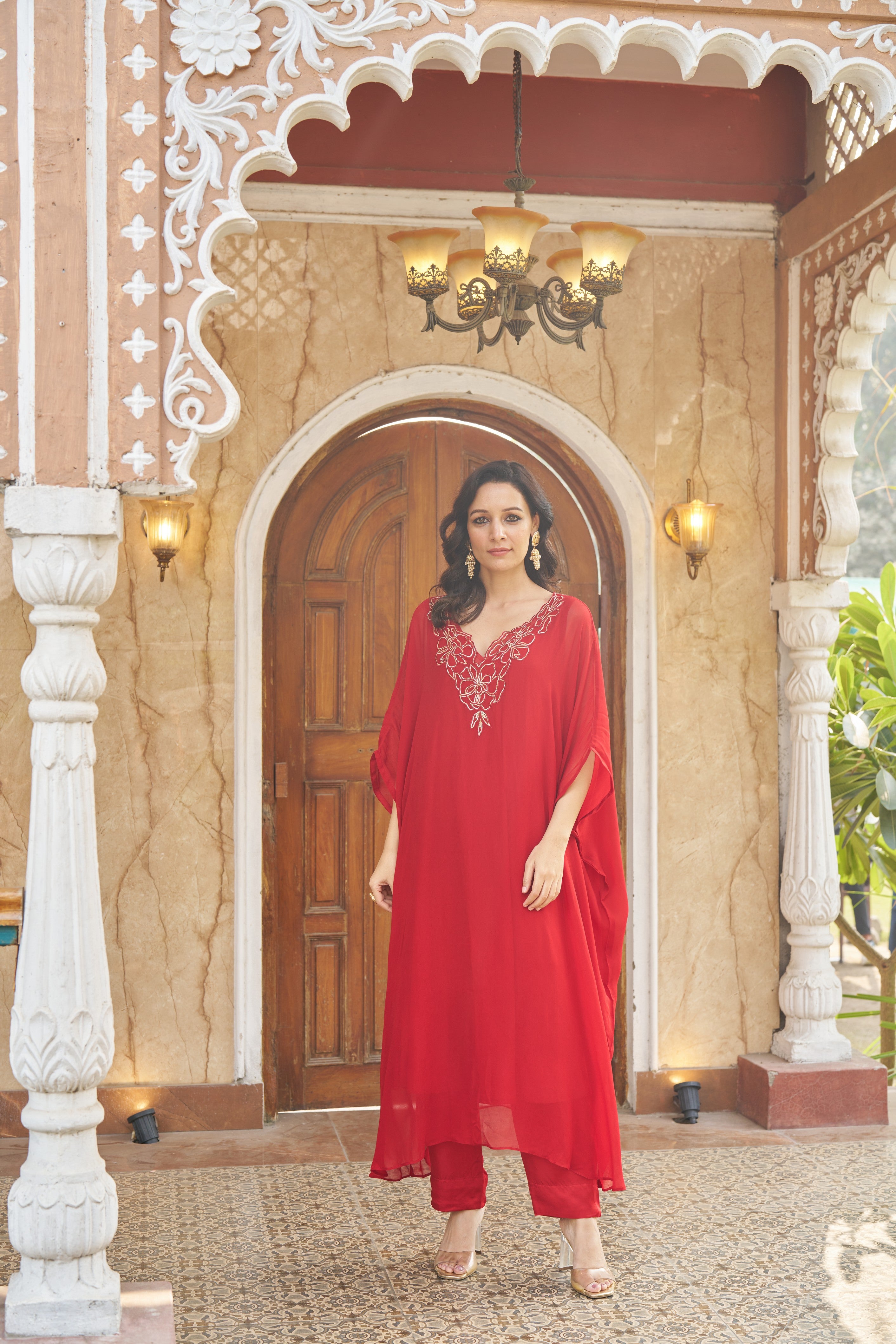 Ruya Red Kaftaan