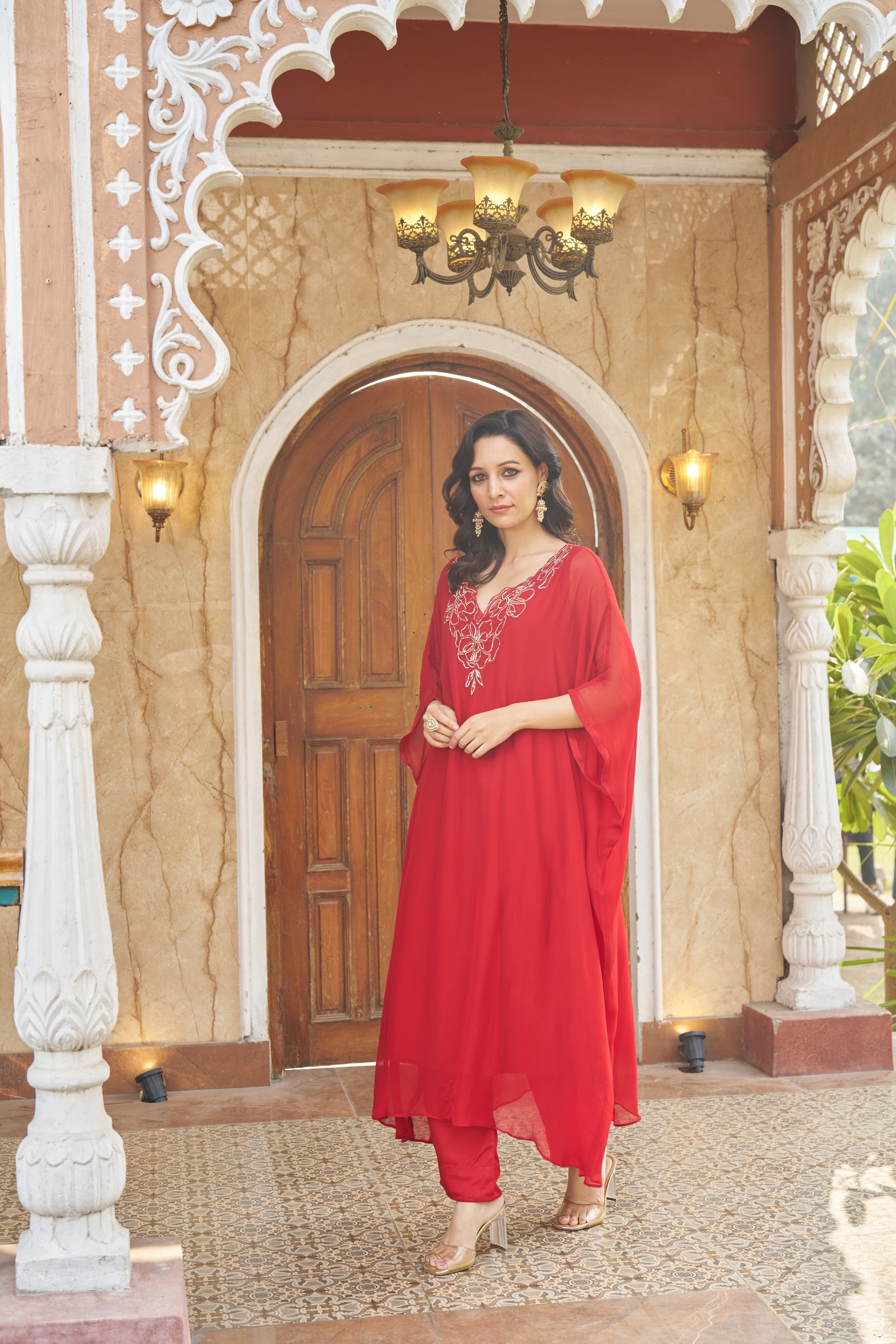 Ruya Red Kaftaan