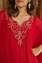 Ruya Red Kaftaan