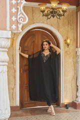 Ruya Black Kaftaan