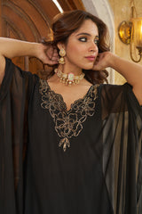 Ruya Black Kaftaan