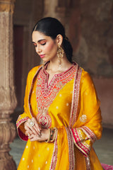 HAFSA - MUSTARD CHAUGA WITH SALWAR