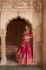 AMARA - HOTPINK LEHENGA
