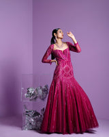Prism pink gown