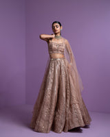 Caramel blaze lehenga set
