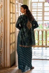 TEAL BLUE SHORT CHOGA SET
