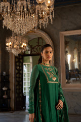 EMERALD GREEN KURTA SET