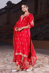 Mehroz Red Suit