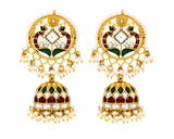Heritage Polki Jhumka Earrings