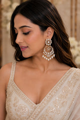 Pearl Chandbali Earrings