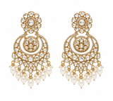 Pearl Chandbali Earrings