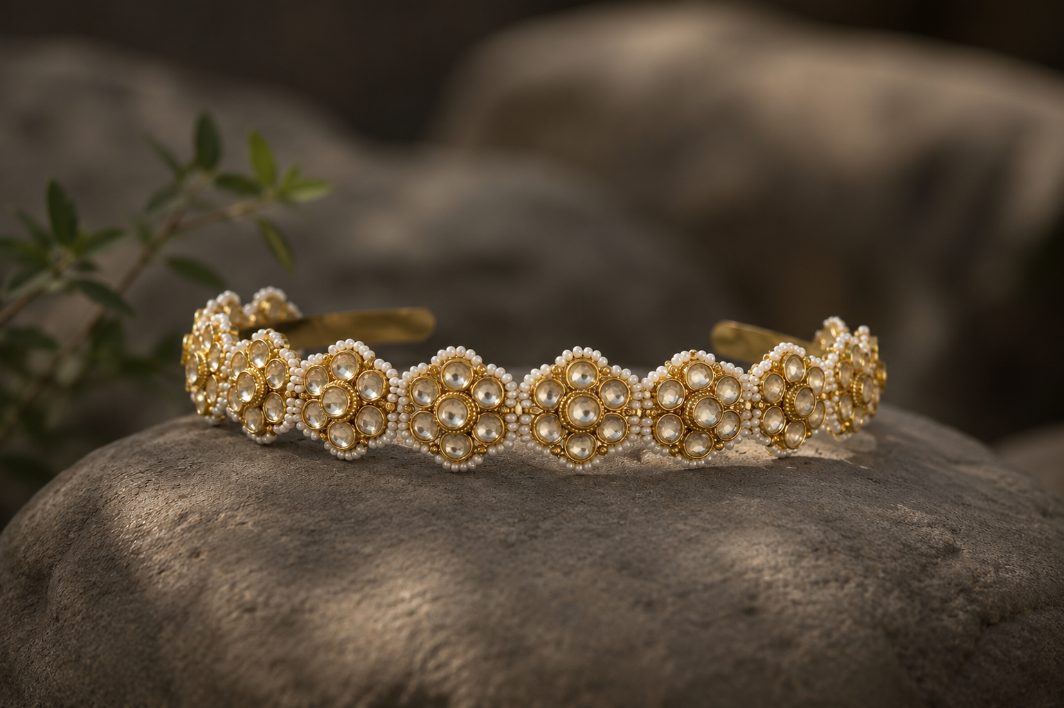 Polki Blossom Headband