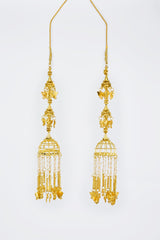 vivinia BY VIDHI MEHRA Gold Plated Womens Pair of Kaleeras (Freesize)