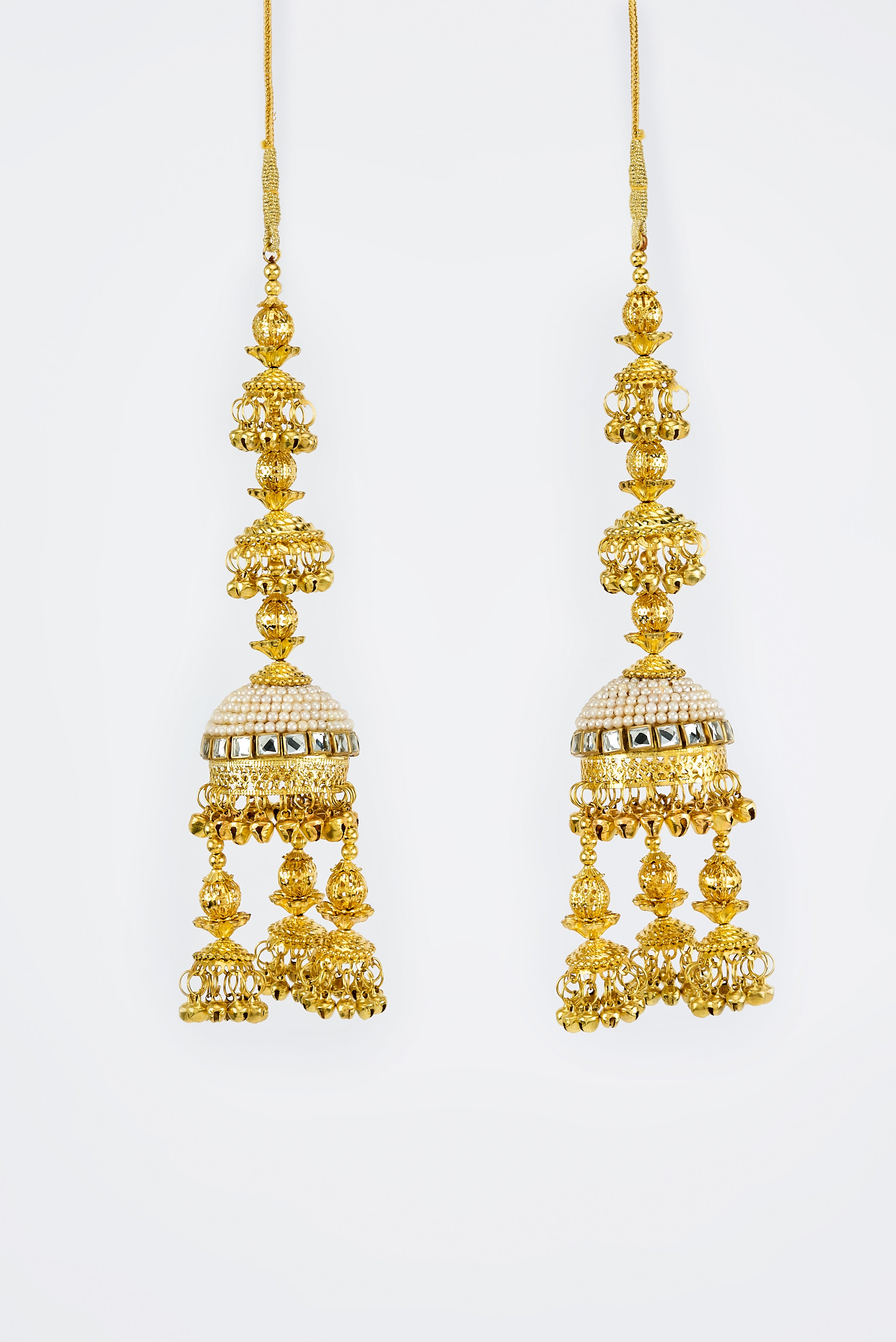 vivinia BY VIDHI MEHRA Gold Plated Womens Pair of Kaleeras (Freesize)