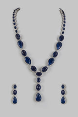 Midnight Blue Onyx Elegance Necklace Set