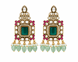 Emerald Kundan Choker Set