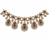 Ruby Kundan Statement Necklace Set