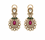 Ruby Kundan Statement Necklace Set