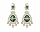 Emerald Layered Statement Necklace Set