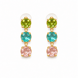 Multi-Coloured Floral Gemstone Necklace Set