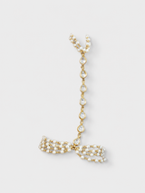 Pearl & Polki Bridal Haath Phool Bracelet